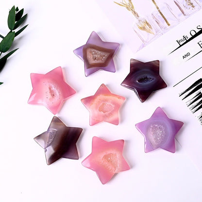 Agate Geode Star for Gifts