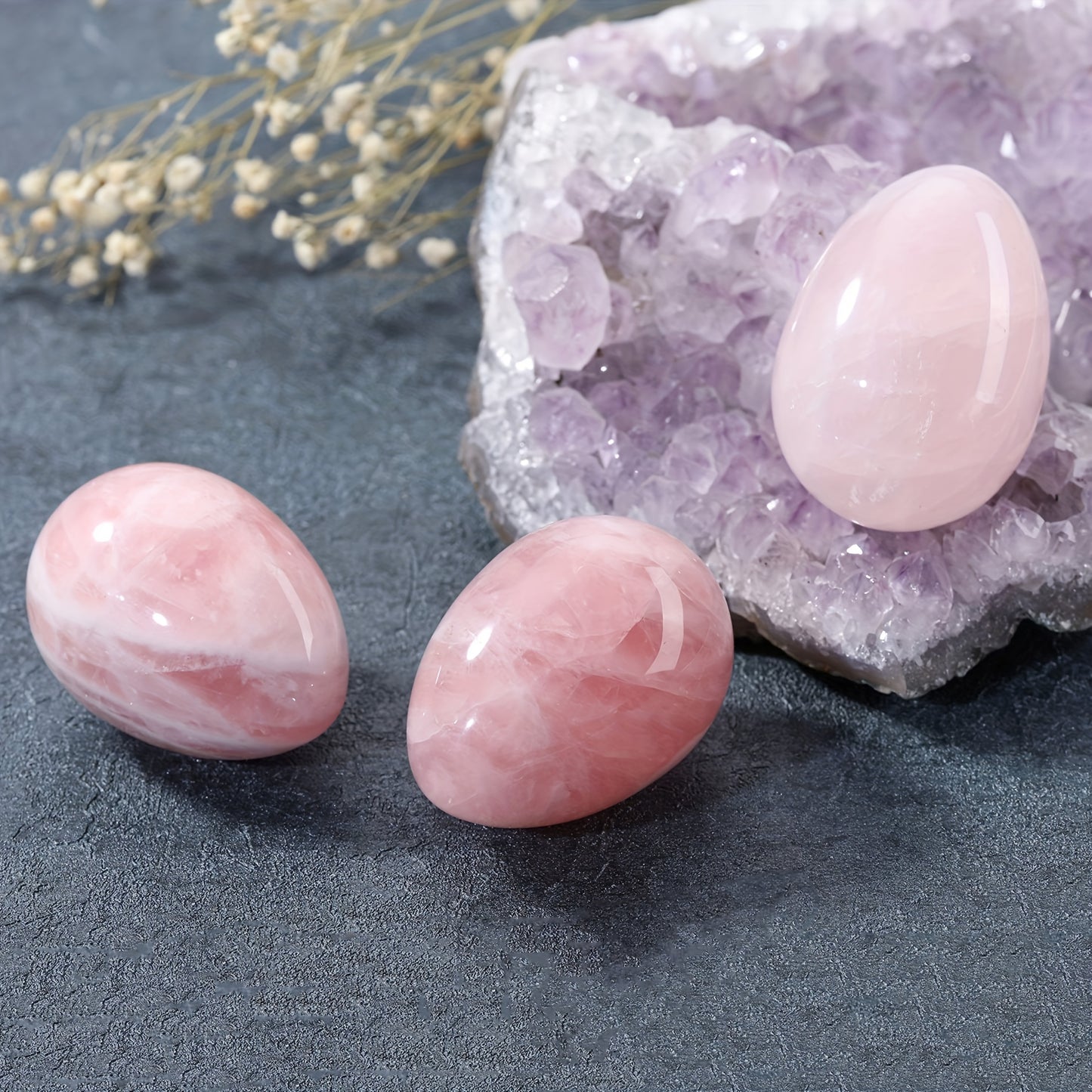 Rose Quartz Egg for Festival