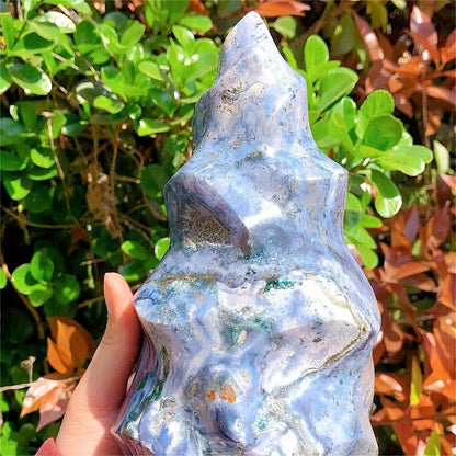 Ocean Jasper Torch Stone