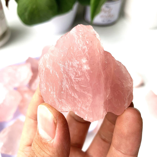 Natural Rose Quartz  Raw Stone