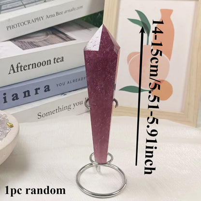 Strawberry Quartz Wand for Decor
