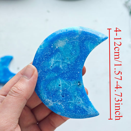 Synthetic Larimar Moon