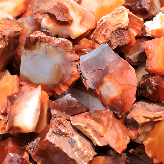 Red Agate Raw Stone