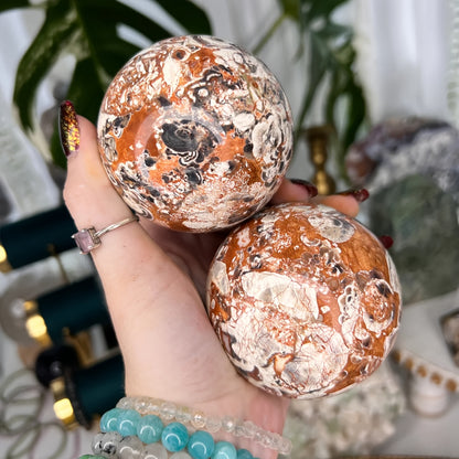Money Agate Sphere for Decor