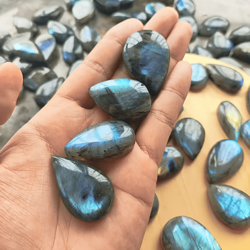 Natural Blue Labradorite Water Drop Shape for Jwelery Making