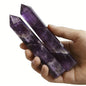 Amethyst Green Fluorite Crystal Wand