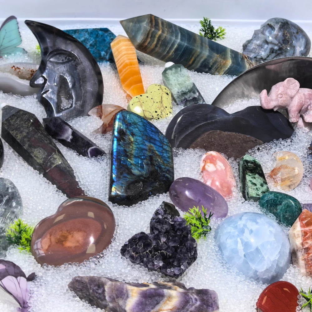 1-6LB Luxury Crystal Box-Christmas Crystal Set Gift