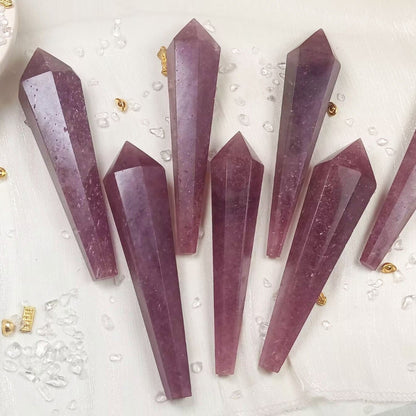 Strawberry Quartz Wand for Decor