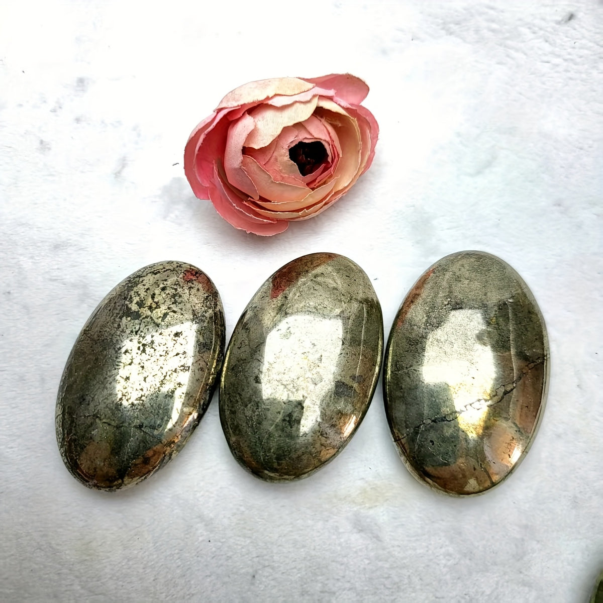 Pyrite Palm Stone for Gifts