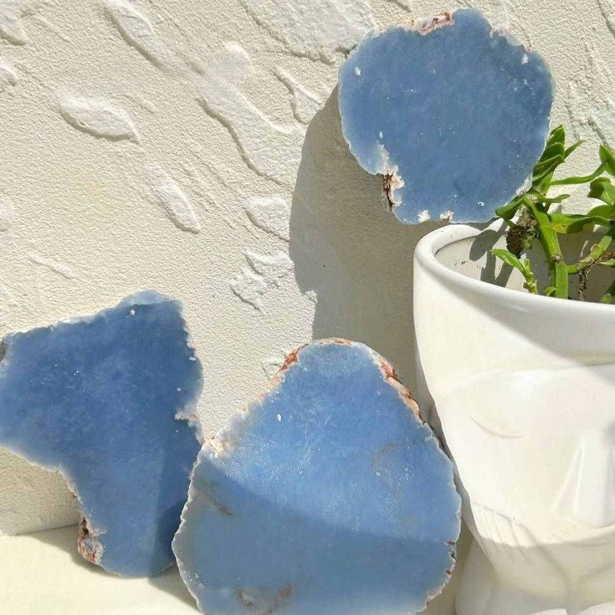 Angelite Raw Slice