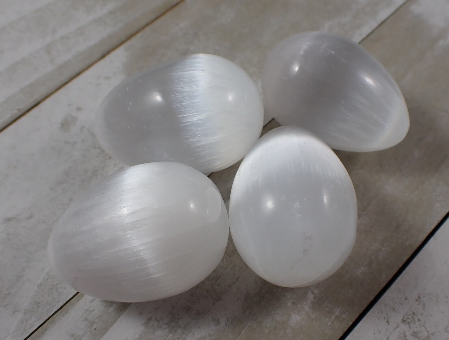 White Selenite Egg quote-onlyquote-only