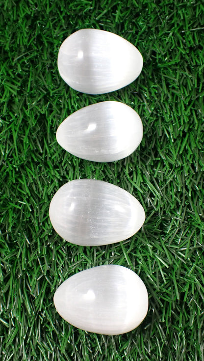 White Selenite Egg quote-onlyquote-only