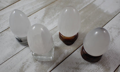 White Selenite Egg quote-onlyquote-only