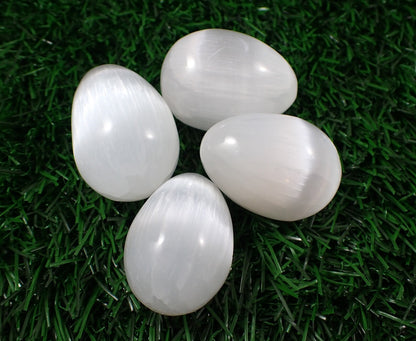 White Selenite Egg quote-onlyquote-only