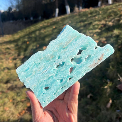 Hemimorphite Slice for Home Decor