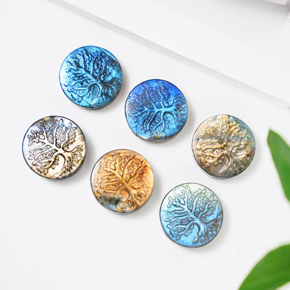 Labradorite Tree of Life Carving