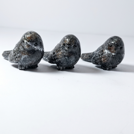 Natural Yooperlite Bird Figurine for Freedom and Decor