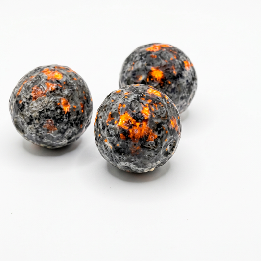 Natural Yooperlite Moon Relief Sphere for Meditation and Decor