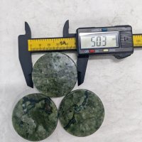 Natural Xiuyan Jade Disc Carving