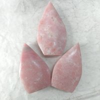 Workshop Reference: Natural Pink Opal Teardrop Carvings