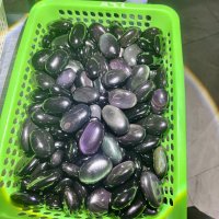 Workshop Reference: Natural Rainbow Obsidian Tumbled Palm Stones