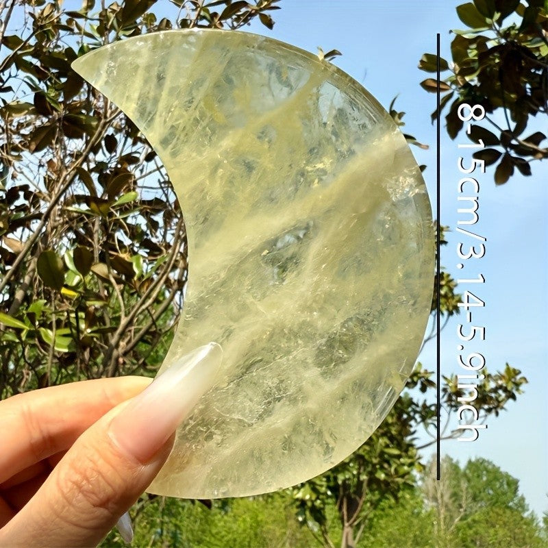 Citrine Moon Carving