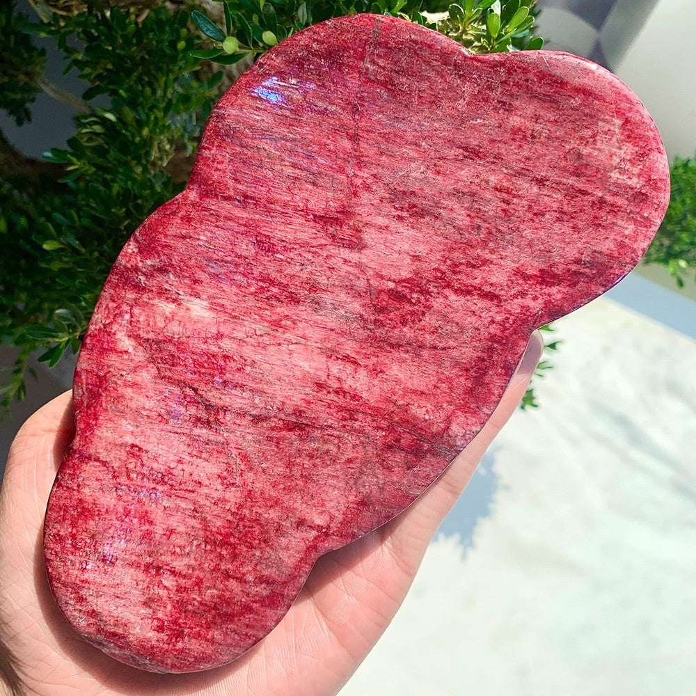 200-400g Red Moonstone Freeform Bowl|CrystalHola