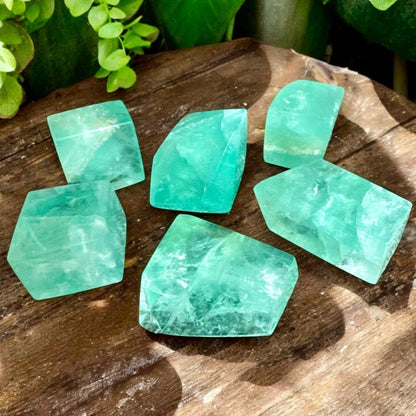 Green Fluorite Freeform for Healing