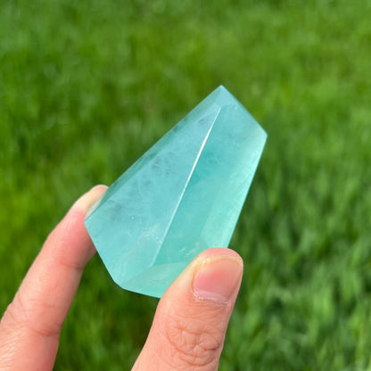 Green Fluorite Freeform for Healing