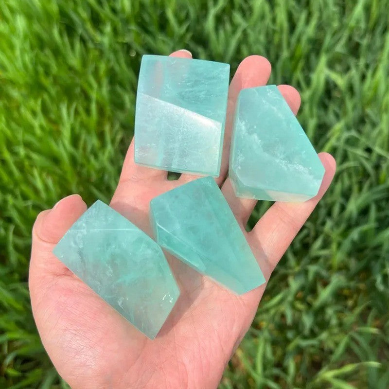 Green Fluorite Freeform for Healing