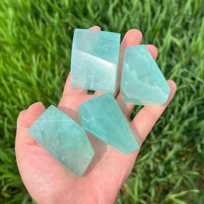 Green Fluorite Freeform for Healing