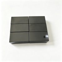 Natural Black Obsidian Rectangle Crystal Carving